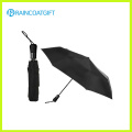 Schwarze Farbe zweifach Auto offenen Regenschirm